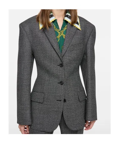 Acne Studios Wool Jacket In Black