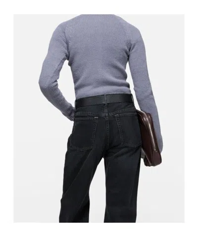 Acne Studios Button-up Cardigan In Blue