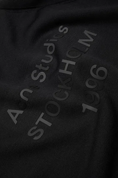 Acne Studios Logo-print Sweatshirt In Black