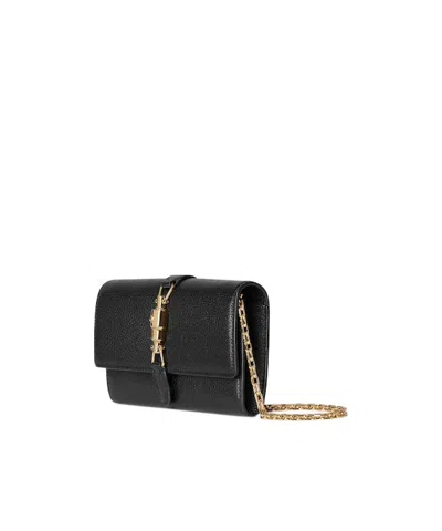 Gucci Jackie Wallet On Chain In Black