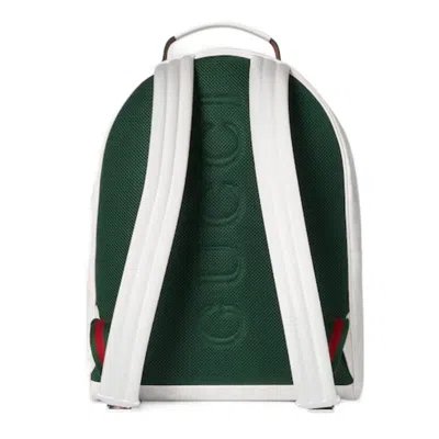 Gucci Medium Gg Backpack In White