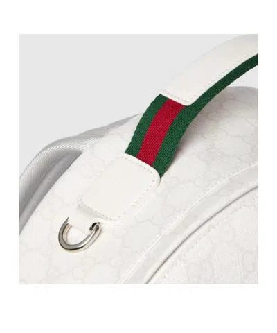 Gucci Medium Gg Backpack In White