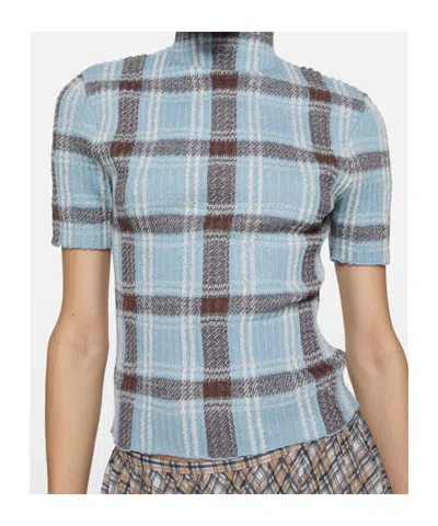 Acne Studios Wool Turtleneck Sweater In Blue