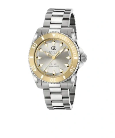 Gucci Dive Watch In Metallic