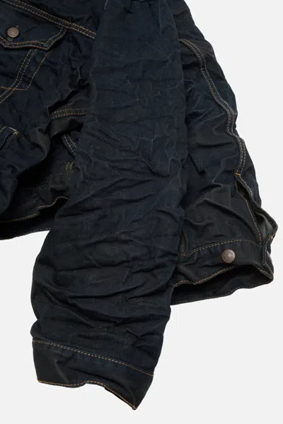 Acne Studios Button-closure Denim Jacket In Blue