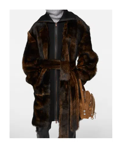 Acne Studios Layered Jacket In Black