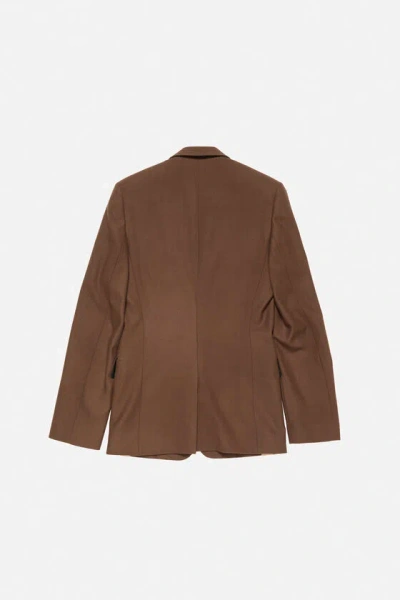 Acne Studios Wool Blazer In Brown