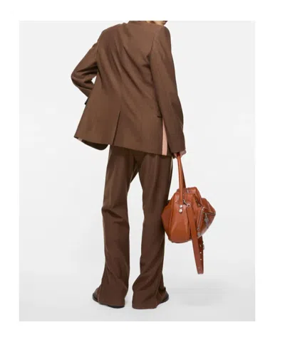 Acne Studios Wool Blazer In Brown