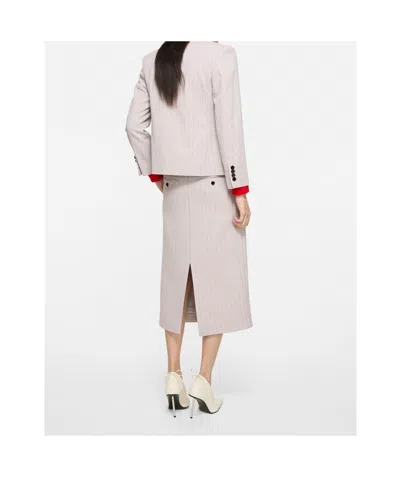Acne Studios Single-breasted Blazer In Neutral