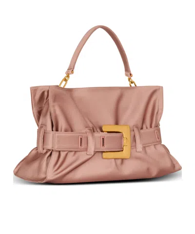 Balmain Medium Anthem Shoulder Bag In Pink