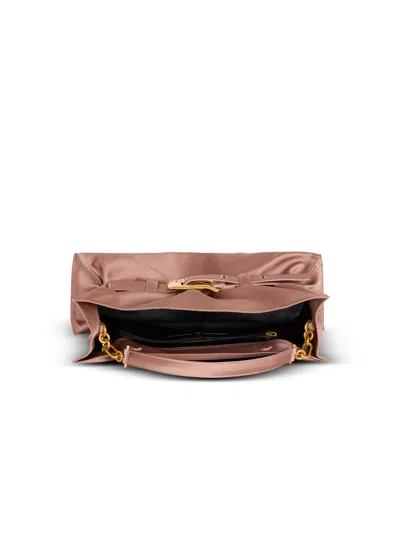 Balmain Medium Anthem Shoulder Bag In Pink