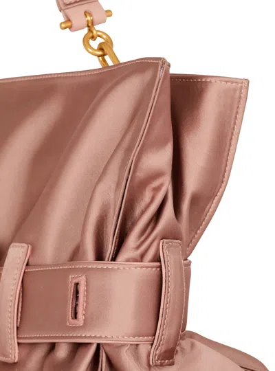 Balmain Medium Anthem Shoulder Bag In Pink