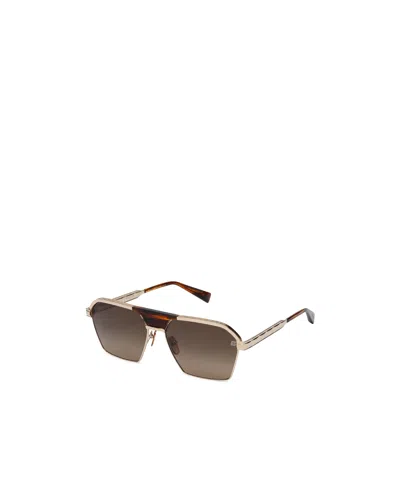 Balmain Sergeant Sunglasses In Neutral