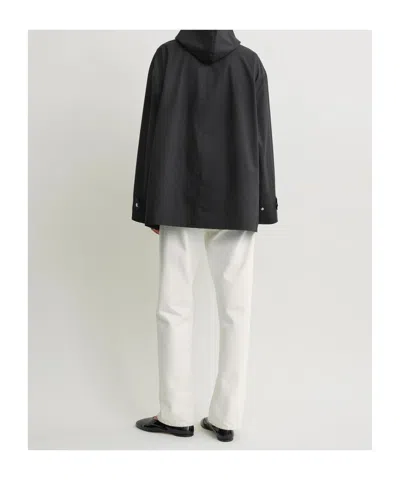 Totême Technical Scarf Jacket Black In Black