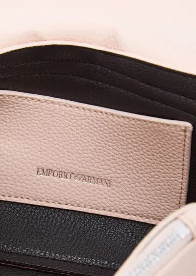 Emporio Armani Camera Shoulder Bag Adjustable Strap Design In Pink