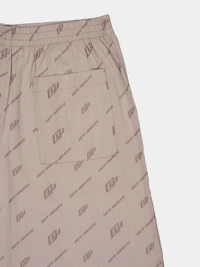 Off-white Logo-print Shorts In Neutral