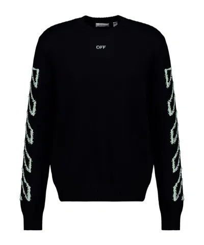 Off-white Sweater Men In Black