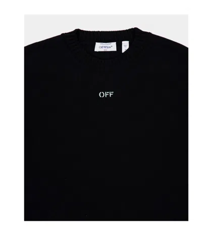 Off-white Sweater Men In Black
