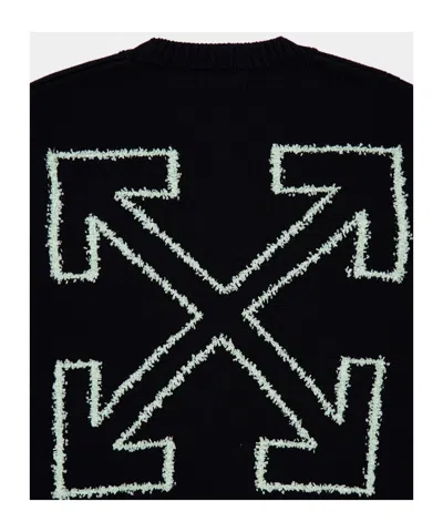 Off-white Sweater Men In Black