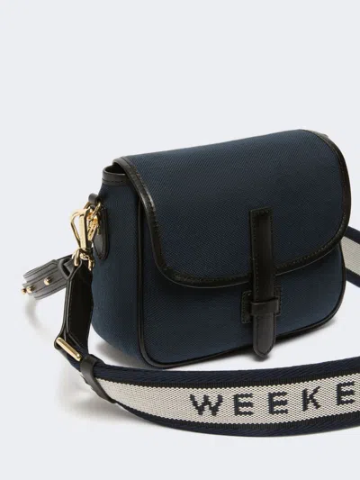 Weekend Max Mara Flap Shoulder Bag In Blue