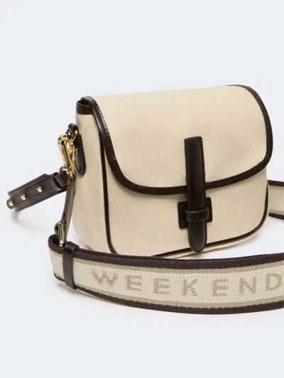 Weekend Max Mara Flap Shoulder Bag In Sand
