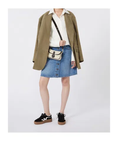 Weekend Max Mara Flap Shoulder Bag In Sand