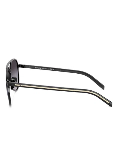 Prada Pilot-frame Sunglasses In Black