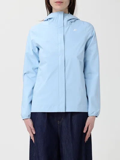 K-way Marguerite Stretch Dot Jacket In Blue