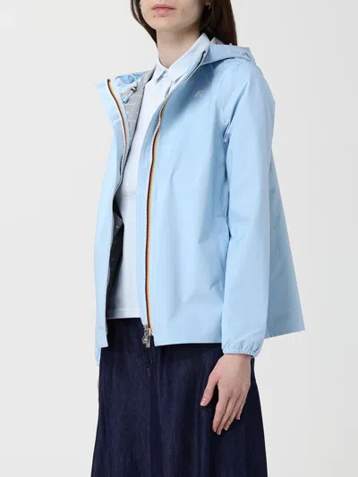K-way Marguerite Stretch Dot Jacket In Blue