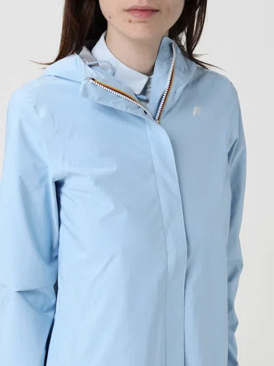 K-way Marguerite Stretch Dot Jacket In Blue