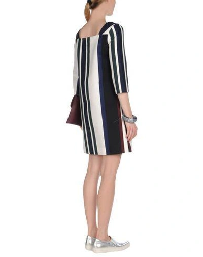 Shop Marni Short Dresses In Dark Blue