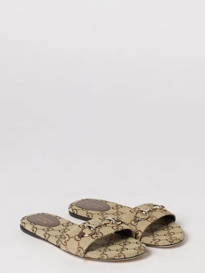 Gucci Emporio Armani Cotton Blend Crewneck Sweatshirt In Neutral