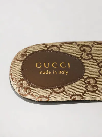 Gucci Emporio Armani Cotton Blend Crewneck Sweatshirt In Neutral