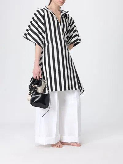 Jacquemus Womens Jacquard Medium Stripes Moisson Striped Cotton And Silk Tunic In Multi