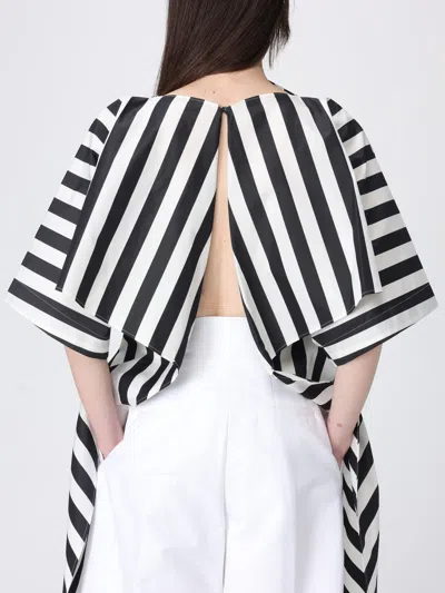 Jacquemus Womens Jacquard Medium Stripes Moisson Striped Cotton And Silk Tunic In Multi