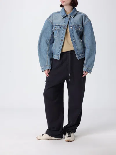Jacquemus Light Blue Denim Jacket In Blue