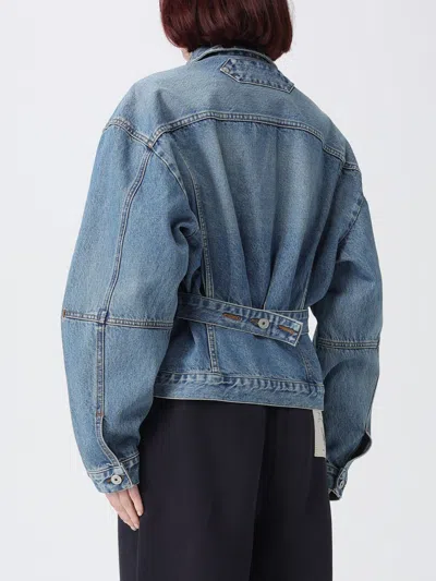 Jacquemus Light Blue Denim Jacket In Blue