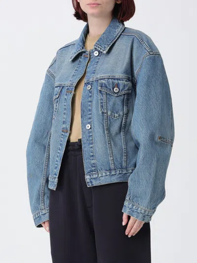 Jacquemus Light Blue Denim Jacket In Blue