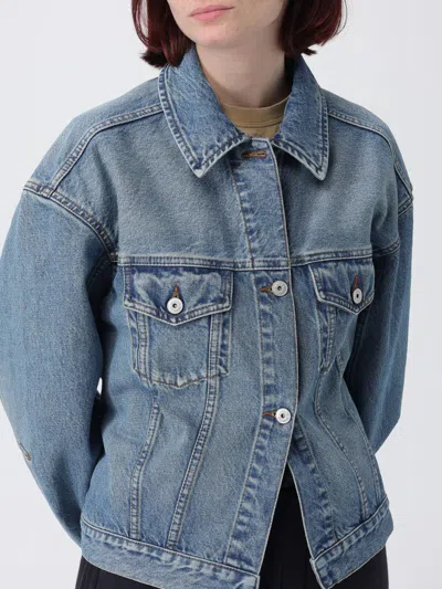 Jacquemus Light Blue Denim Jacket In Blue