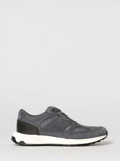 Tod's Mesh Panelled Lace-up Sneakers In Black