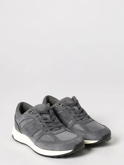 Tod's Mesh Panelled Lace-up Sneakers In Black