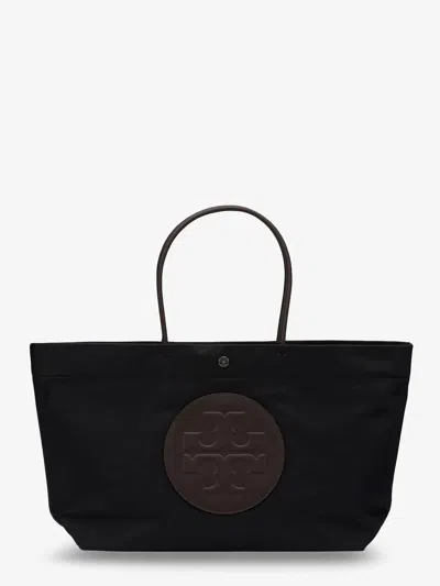 Tory Burch Ella Twist Mini Shoulder Bag In Black
