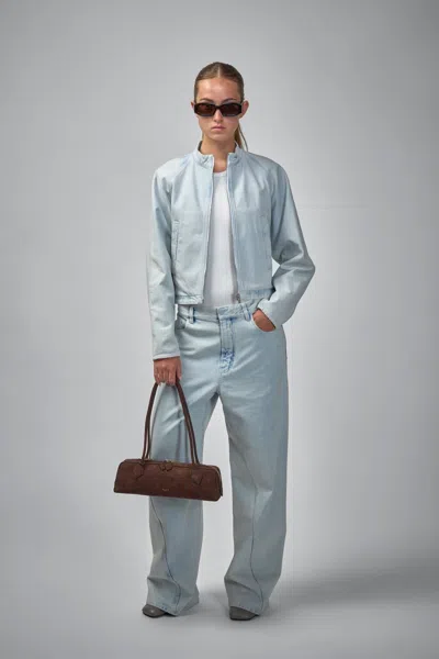 Alaïa Twisted Jeans In Blue