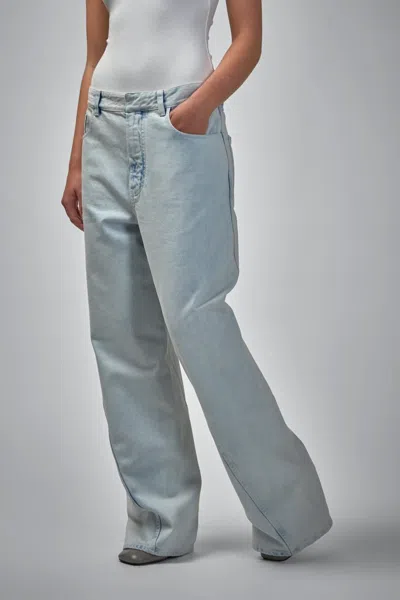 Alaïa Twisted Jeans In Blue