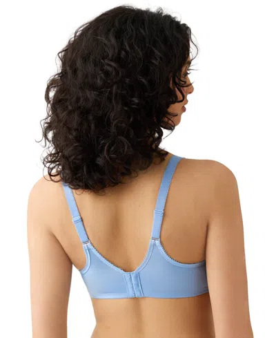 Wacoal Basic Beauty Full Figure Underwire Bra 855192 In Blue