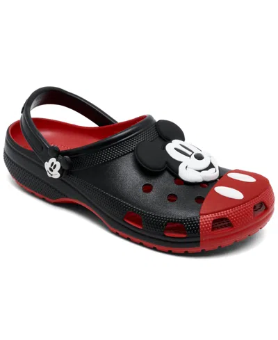 Crocs X Disney Mickey Mouse Classic Clogs In Black