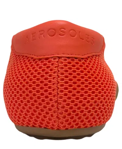 Aerosoles Onyx Mesh Ballet Flat In Red
