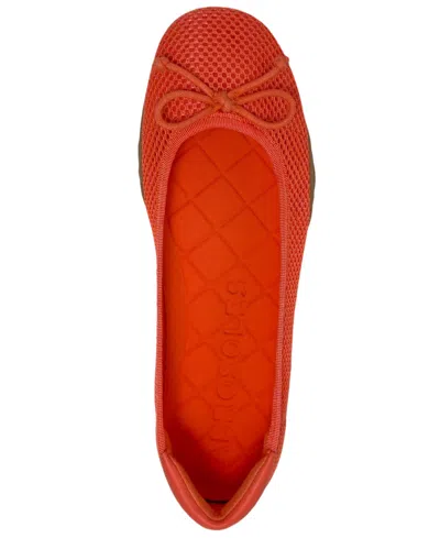 Aerosoles Onyx Mesh Ballet Flat In Red