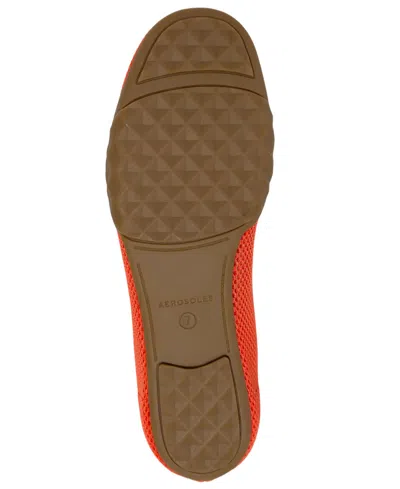 Aerosoles Onyx Mesh Ballet Flat In Red