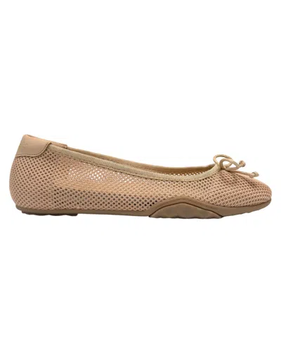 Aerosoles Onyx Mesh Ballet Flat In Brown